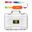 (D) DEVASO For Nintendo Switch Travel Box Waterproof Carrying Case Soft Lining Hard Case,Color Splicing 7
