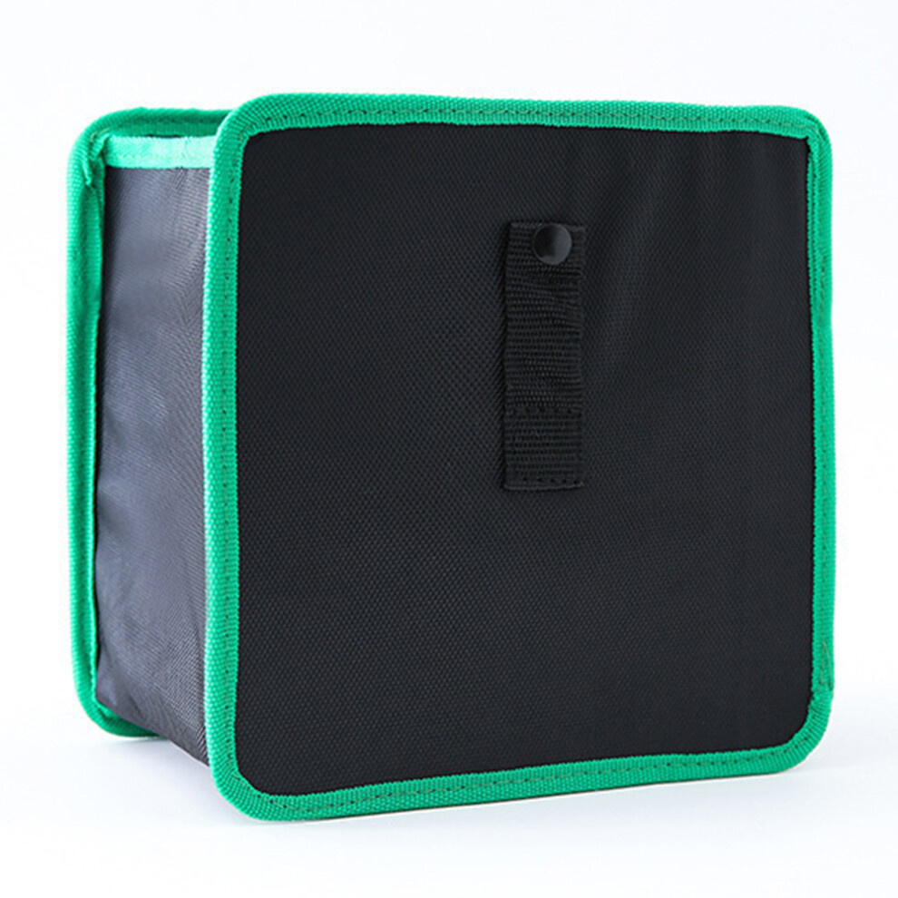 (Green) 9730 Waterproof Oxford Cloth Car Storage Bag Trash Can Foldable Hanging Barrel Green 6914275957683