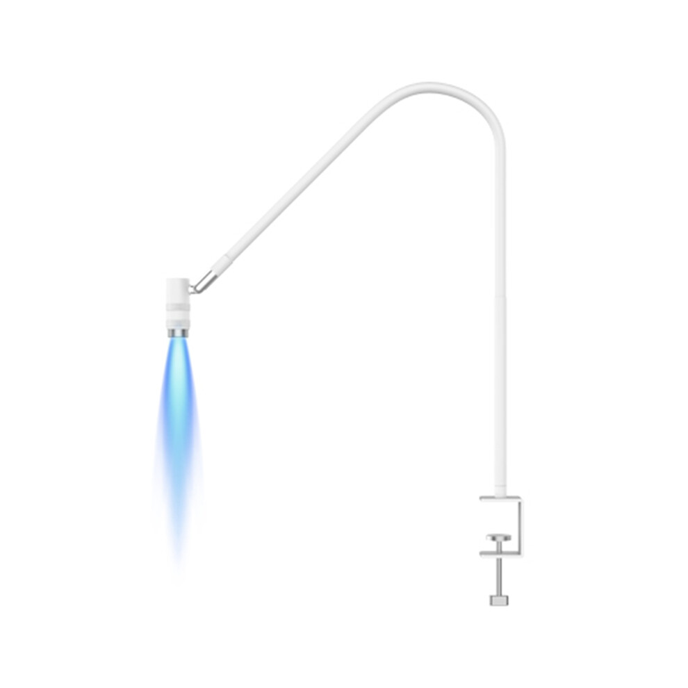 White/Light () Al30 Uv Lamp For Eyelash Extension/Nail Art 6W Led Curing Dryer With 360 Adjustable Gooseneck