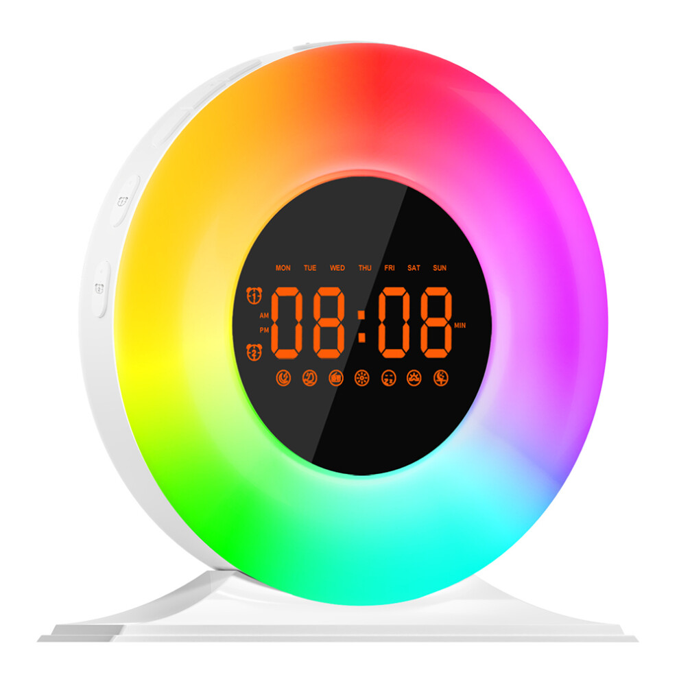 (AU Plug) SH05 Intelligent Sleep Aid Device White Noise Machine Smart Wake-Up Light Breathing Night Light-image-OPC-PJS76YB-NEW