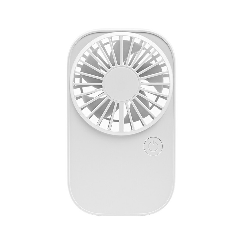 (White) F11 Cooling Handheld Fan 3 Speeds Desk Fan With Strap Rechargeable Hanging Neck Fan White 6914274652480