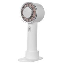 (White) WX-633 Desk Fan 3 Speeds Semiconductor Cold Compress Summer Handheld Fan
