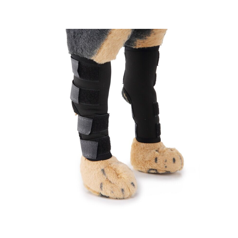 (B) Pet Knee Wrap Dog Hind Leg Hock Joint Support for Injury Recover Dog