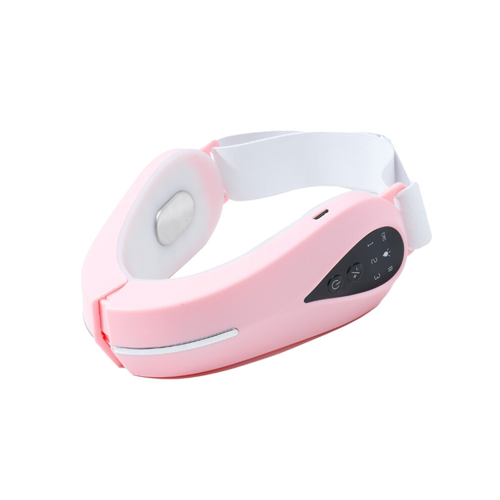 Pink (Pink) S121 Microcurrent Ems Face Slimming Instrument Facial Lifting Massage V-Face Beauty Device