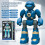 (Blue) BG1545 AI Voice Control Robot for Kids Remote Control Programmable Gesture Sensing Dancing Light Sound Interactive Educational Toy 2