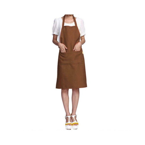 (Coffee) Home Kitchen Simple Stylish Pure Color Apron