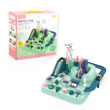 (Pink/Green) 6719 Race Tracks Car Adventure Toys City Rescue Preschool Educational Toy Vehicle Track Playsets