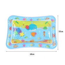 (Ocean) Tummy Time Baby Water Mat Infant Toy Inflatable Play Mat