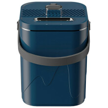 (Blue/US Plug) Humidifier Double Spray 1.8L Mist Maker Fogger LED Night Light 32dB Quiet