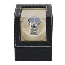(J) W125 Automatic Single Watch Electric Rotating Box Watch Leather Display Box