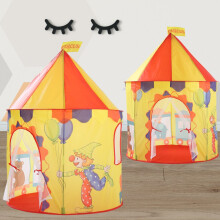 (Circus) Portable Kids Indoor Outdoor Game Play Tent Yurt Castle