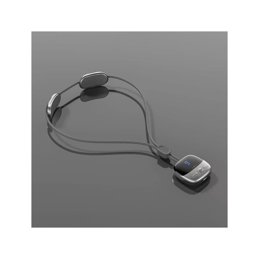 Grey (Grey) Portable Neck Massager Hanging Cervical Spine Massage Device For Neck Pain Relief