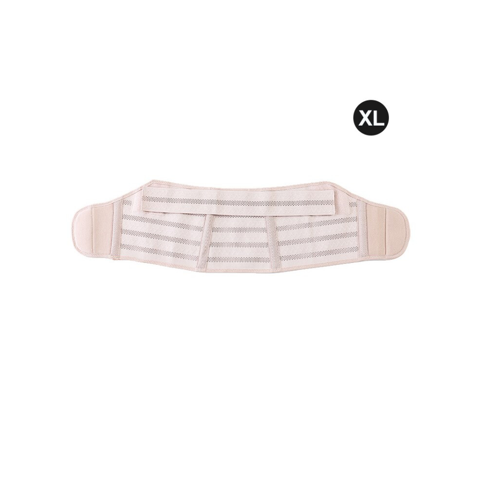 (Beige/XL) Maternity Belt Care Breathable Abdomen Support Adjustable Pregnant Belly Support Band-image-OPC-PJS79MC-NEW