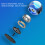 Silver String Rotating Ball Stress Relief Desktop Spherical Gyro Fidget Toy,Diameter: 45mm 7