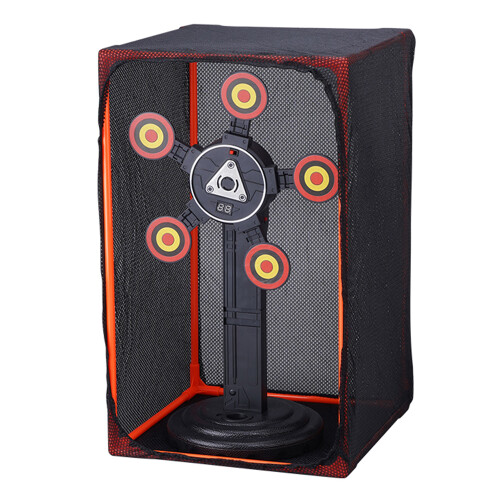 MH3585A Electric Scoring Target Rotating Target Toy with Protection Mesh