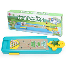 Tabletop Game Intelligence Toy Frog Bowling Set Pinball Shooting Game for Kids