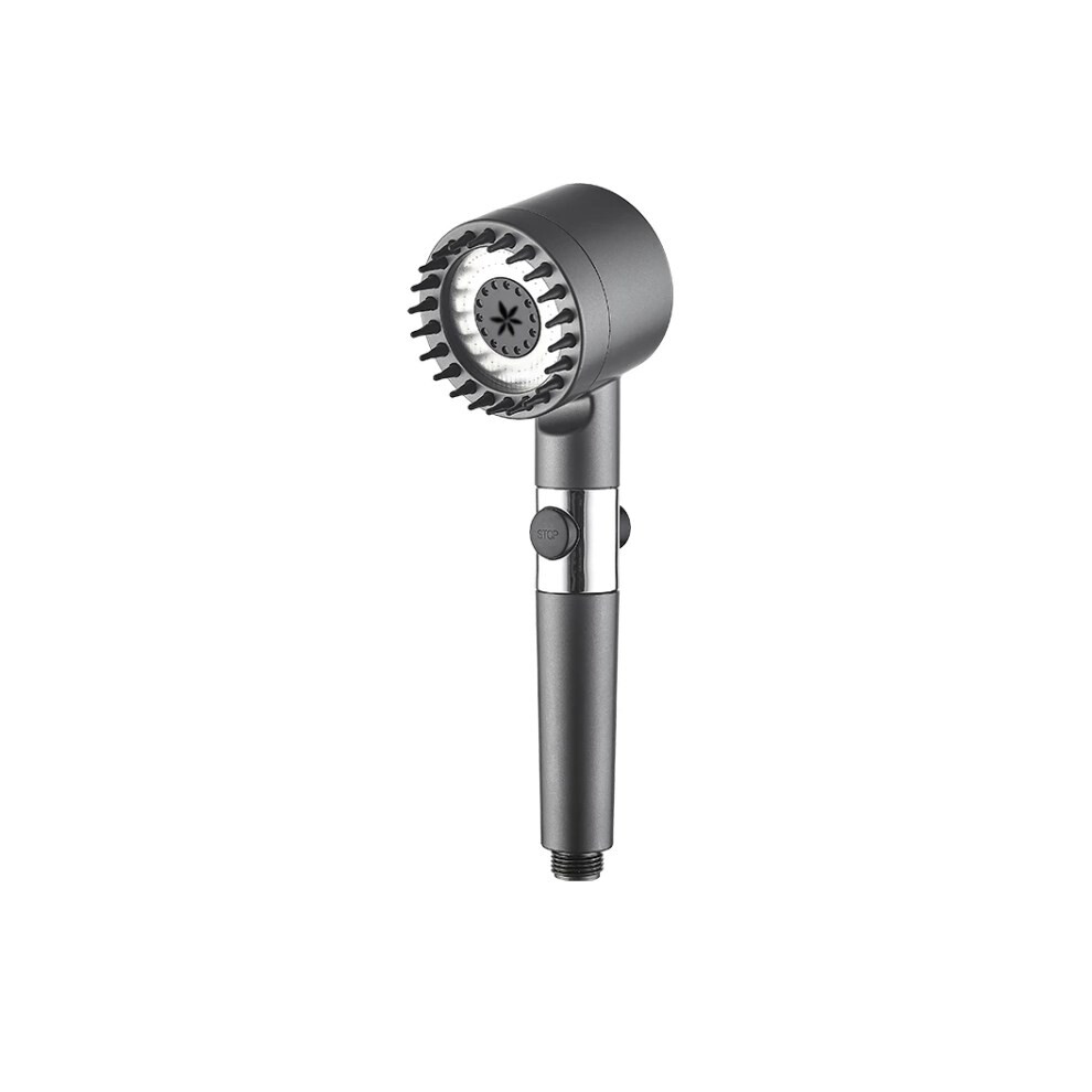 (A) Multifunction Filtered Sprayer High Pressure Shower Head With Powerful Booster Water Saving Silicone Nozzles 6914279256423