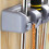 Wall Mounted Mop Broom Holder Storage with 4 Positions and 5 Hooks 1