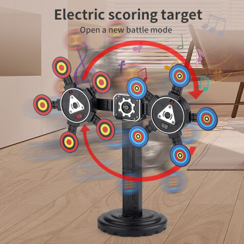 3578 Children Electric Rotating Shooting Target Automatic Reset Electronic Scoring Target 2