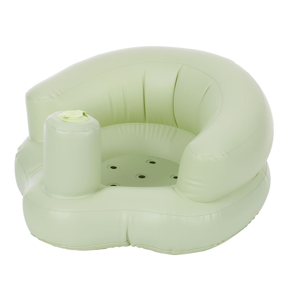 (Green) Baby Inflatable Seat Portable Summer Toddler Beach Chair Infant Support Pvc Sofa For 5-24 Months Toddlers Green