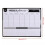 Erasable Refrigerator Magnetic Calendar Planner Memo Refrigerator Sticker Message Board 2