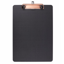 A4 220x315mm Aramid Fiber Clipboard Black Paper Clip Holder Writing Board Document Holder