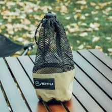 AOTU Outdoor Cup Storage Bag Drawstring Oxford Cloth Waterproof Bottle Carrier Mesh Pouch with Buckle