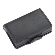 BAELLERRY K9121 PU Leather Credit Card Holder Wallet RFID Blocking Pop Up Card Case