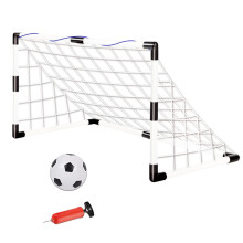 6601 Kids Portable Outdoor Football Playset Soccer Sports Toys Indoor Arcade Game with Soccer Goal,Inflator