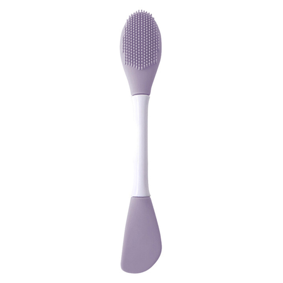 Dual-Head Silicone Face Mask Mud Clay Applicator Massage Facial Mask Brush Makeup Beauty Tool