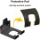 2-Pack Wall-Mounted Trimmer Rack for Garage & Garden Tool Organization 4