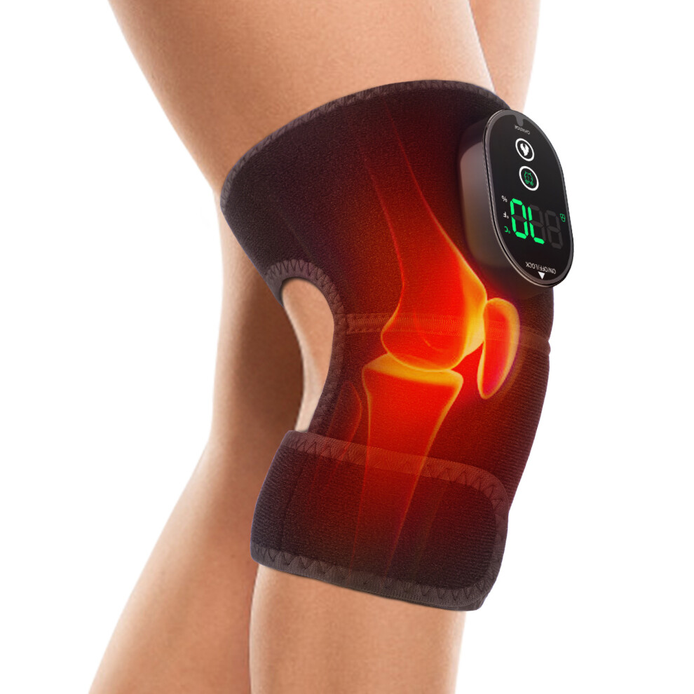 HAILICARE 1Pc 6-Gear Heating Winter Knee Massager Knee/Elbow/Shoulder Hot Compress Instrument (CE/ROHS/FCC Certified)