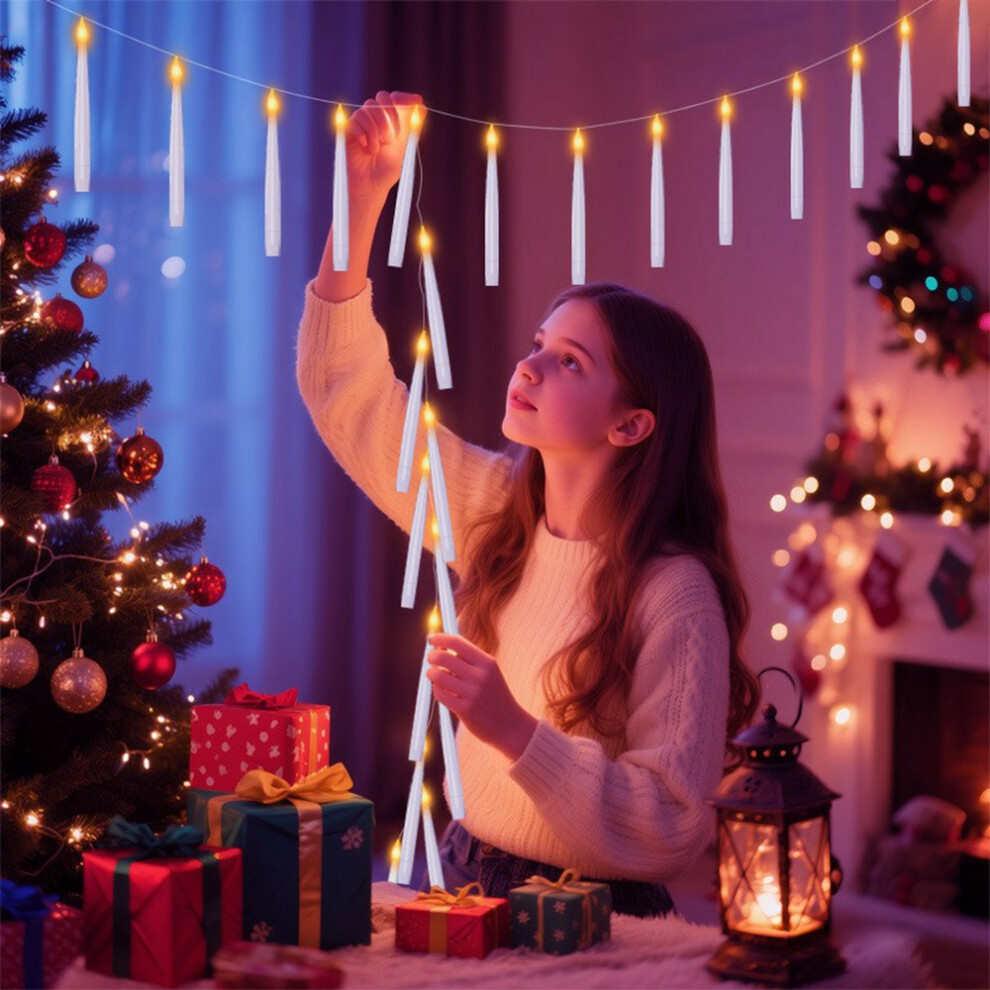 6m 12 LED Candle String Lights Outdoor Remote Control Halloween Decoration Flickering Ambiance Lighting-image-OPC-PJS7DCN-NEW