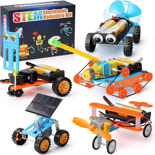 Science Experiment Assembly Kit DIY Robot Building Block Set for Elementary Students Educational Toy 2