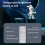 YPH-0125 USB Powered Night Light Space Rabbit Astronaut Projector Lamp for Bedroom 7