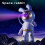 YPH-0125 USB Powered Night Light Space Rabbit Astronaut Projector Lamp for Bedroom 3