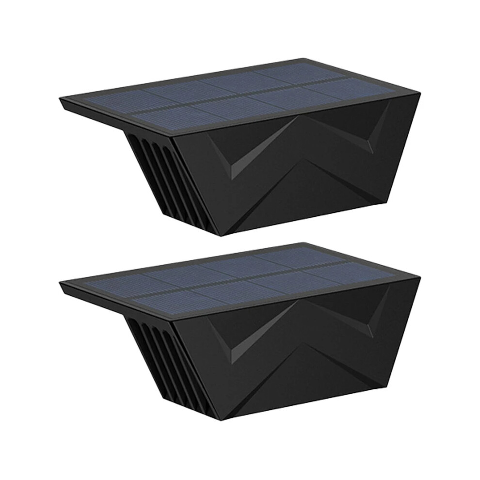 YH0626-2LED 2PCS Convex Mirror 7-Shape Solar Powered Lamps Warm Light for Patio,Yard,Garden-image-OPC-PJS7DYF-NEW