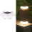 Clear Shell Solar Fence Post Light Fence Post Cap Lamp for Deck,Patio,Garden 9