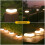 Clear Shell Solar Fence Post Light Fence Post Cap Lamp for Deck,Patio,Garden 8
