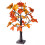 Pumpkins Fake Fall Lighted Maple Tree 24 Leds Lights Thanksgiving Decoration Artificial Tree Lights 1