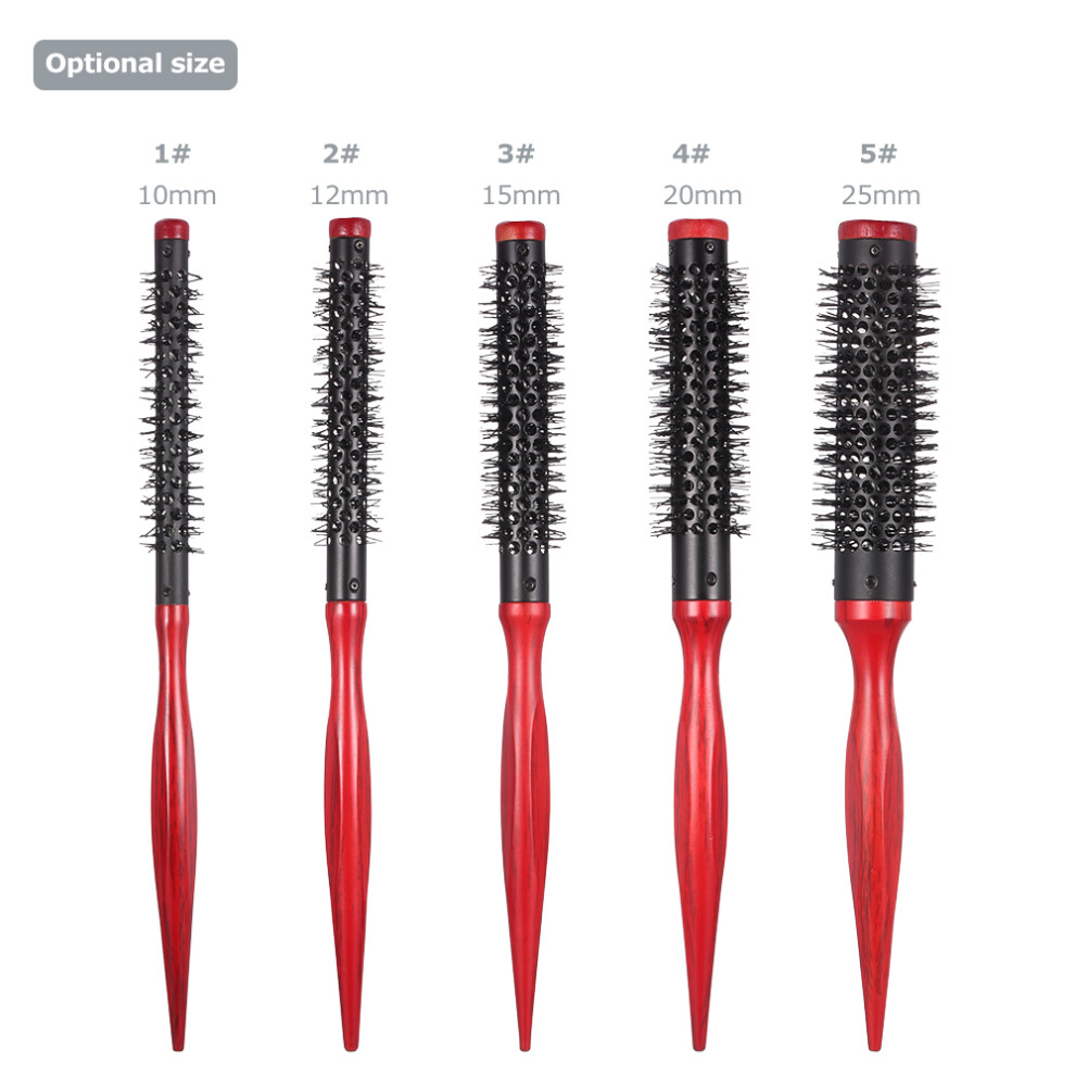 10mm Hair Round Brush Quiff Roller Comb for DIY