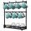 Coffee Mug Holder Rack 3-Tier Iron Storage Organizer Kitchen Counter Cup Hanging Stand 2