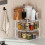 YX165 3 Tier Space Saving Acrylic Corner Organizer Kitchen Bathroom Countertop Storage Shelf 5