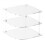 YX165 3 Tier Space Saving Acrylic Corner Organizer Kitchen Bathroom Countertop Storage Shelf 1