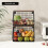 Wall Mounted Kitchen Storage Rack Large Size Thickened Iron Wood Organizer Foldable Vegetable Fruit Basket 6