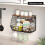Wall Mounted Kitchen Storage Rack Large Size Thickened Iron Wood Organizer Foldable Vegetable Fruit Basket 5