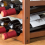 Creative 2-Tier Wine Rack for 6 Bottles Bamboo Tabletop Display Stand Home Bar Storage Organizer 5