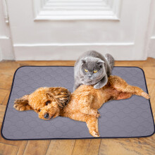 Indoor Pet Urine Pad Reusable Cat Dog Urine Water Absorbent Mat,Size M