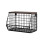 Wall Mounted Kitchen Storage Rack Small Size Iron Wood Shelf Foldable Vegetable Fruit Basket For Kitchen Balcony 1
