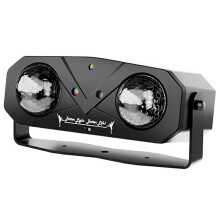 12W LED Party Light Water Wave Effect Rotating Disco Ball Remote Control Laser Projector,with 1.5m USB Cable